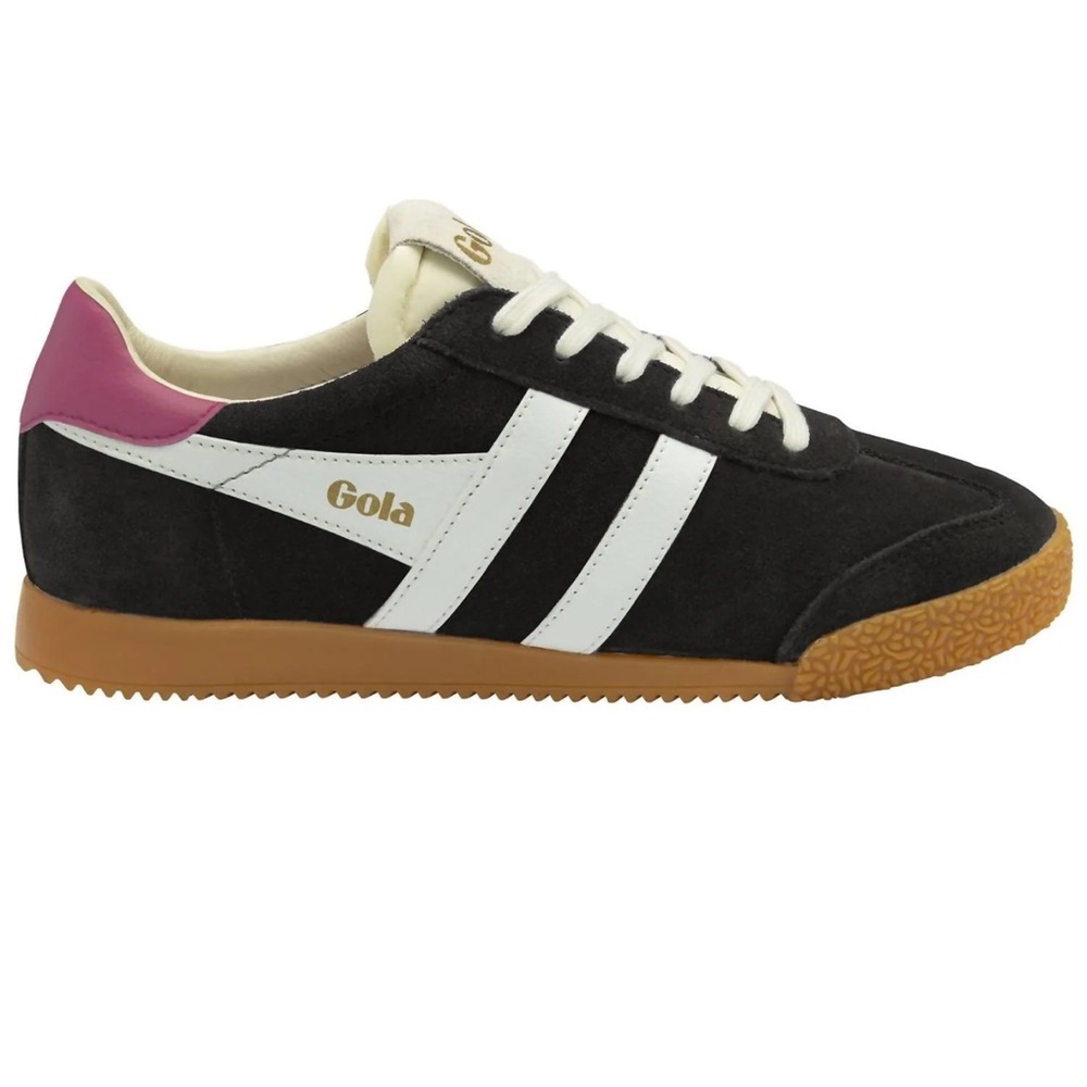 Gola Elan Sneakers in Black & Fuchsia 🌺